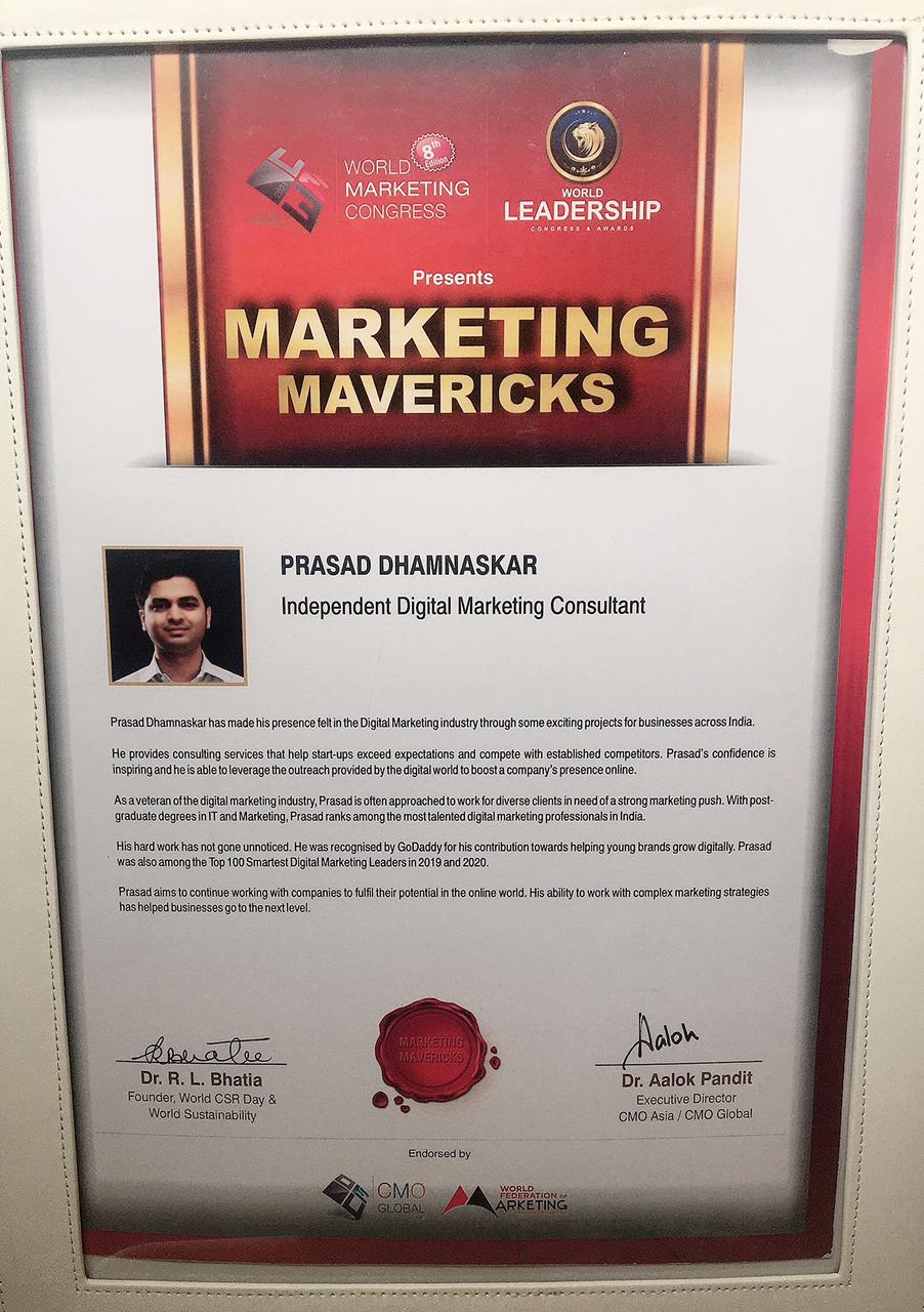 Marketing Maverick 2021 Marketing Maverick 2021