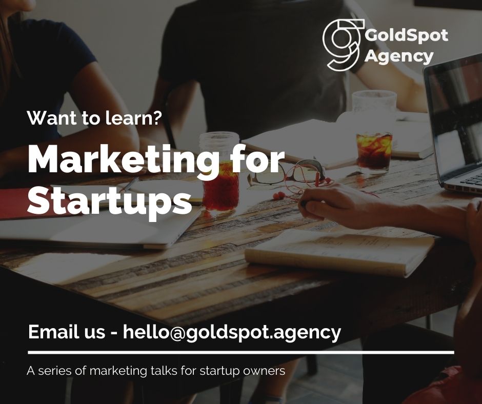 Marketing for startup with GoldSpot Agency