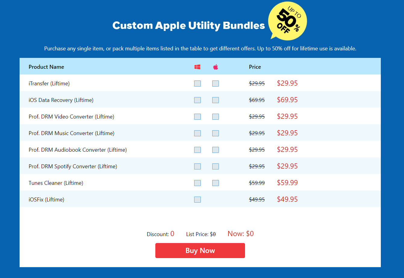 Custom Apple Utility Bundles