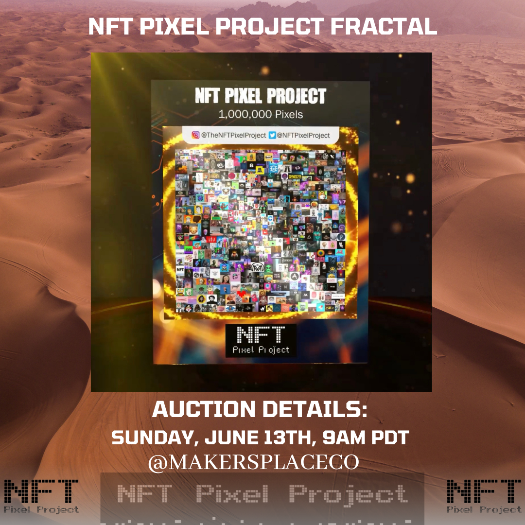 NFT Pixel Project Auction Date