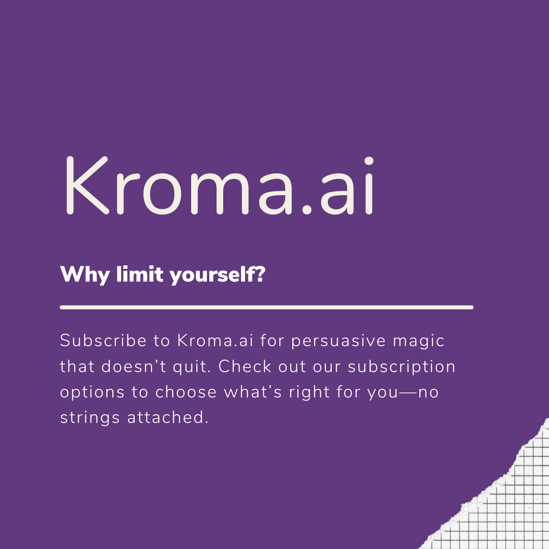 Subscribe to get premium access to Kroma