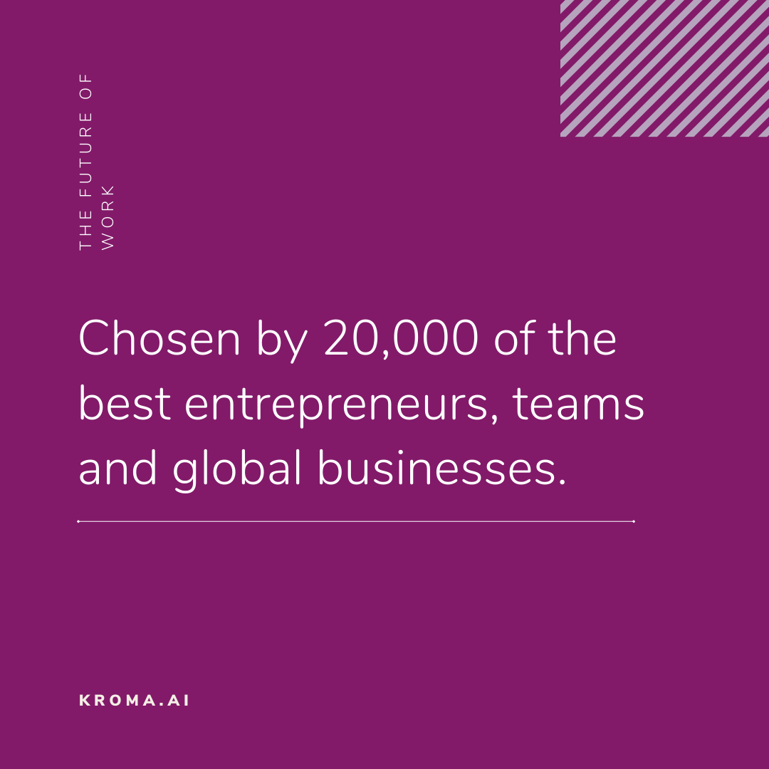 Chosen by 20000 of the best entrepreneurs in the industry