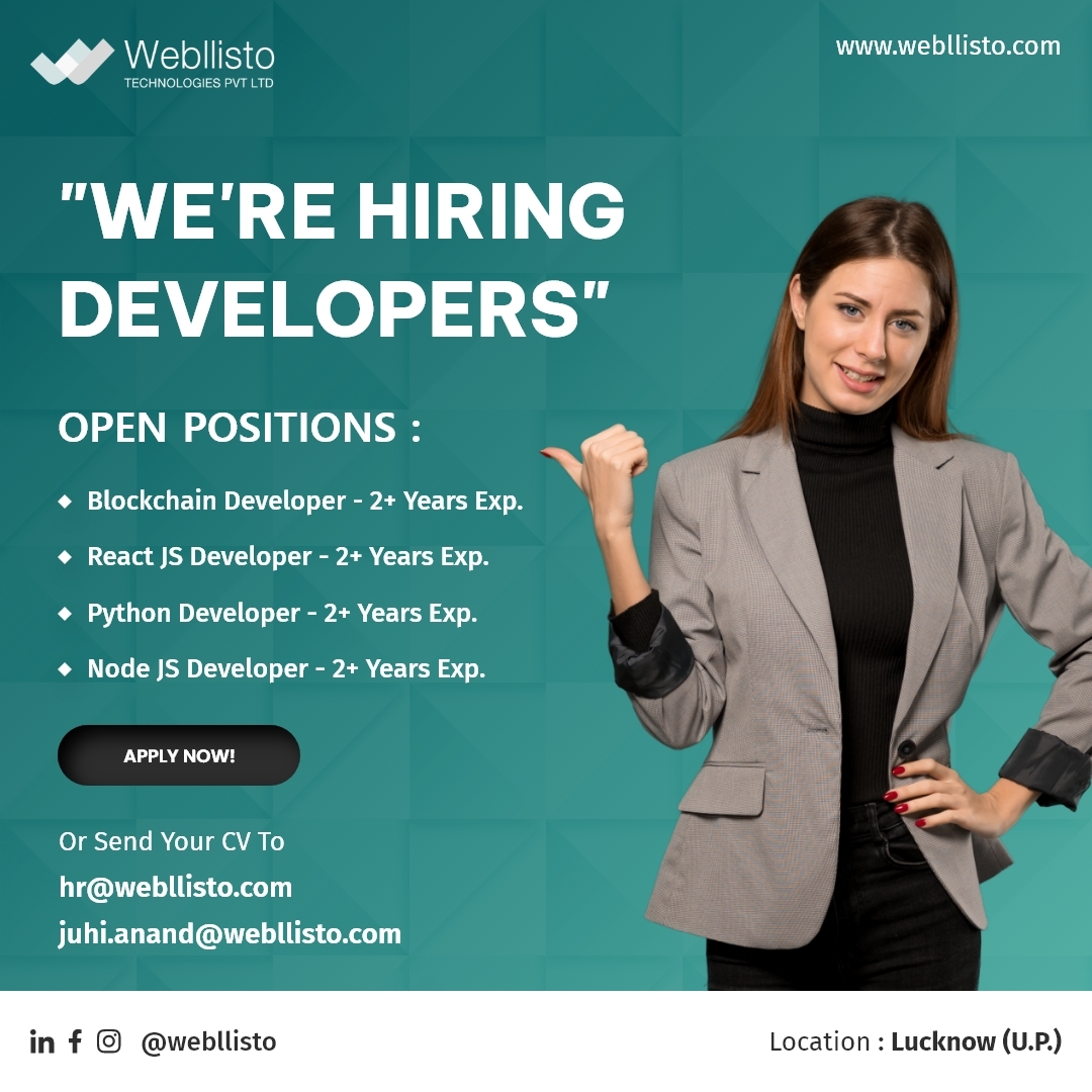 Webllisto hiring