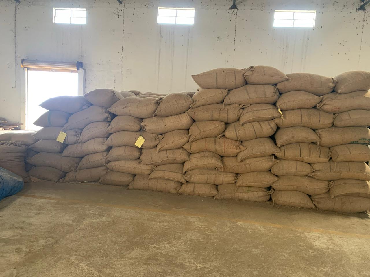 Agri Commodities at the custodian Warehouse