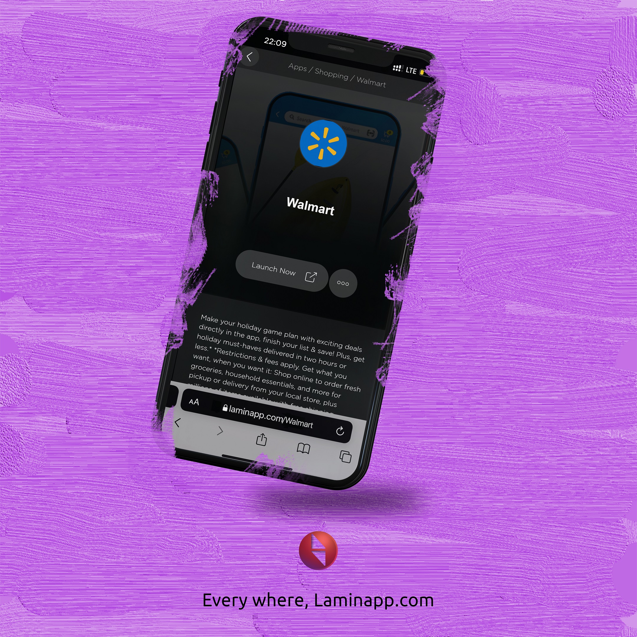 LaminApp on iOS
