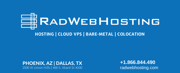Rad Web Hosting provides cloud and physical server hosting in Phoenix AZ